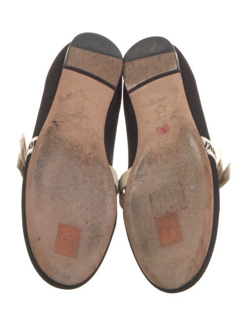 Christian Dior Bow Accents Mary Jane Flats