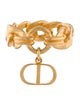 Christian Dior CD Charm Link Band Ring
