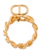 Christian Dior CD Charm Link Band Ring