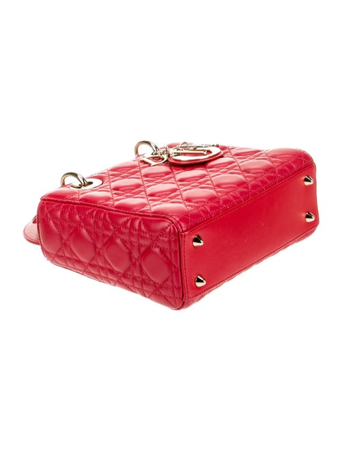 Christian Dior Leather Top Handle Bag Small