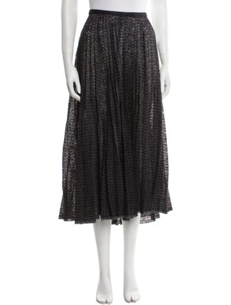 Christian Dior Wool Midi Length Skirt