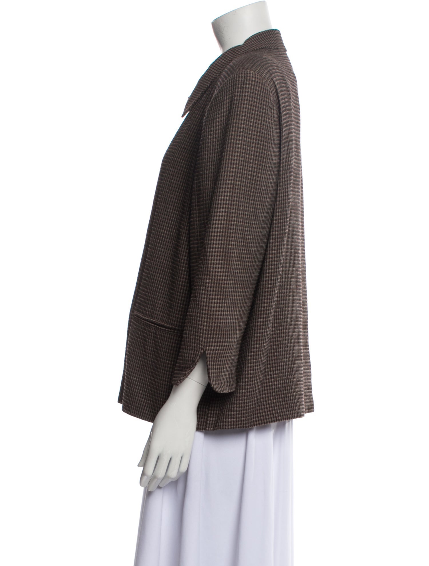 Christian Dior Houndstooth Print Evening Jacket