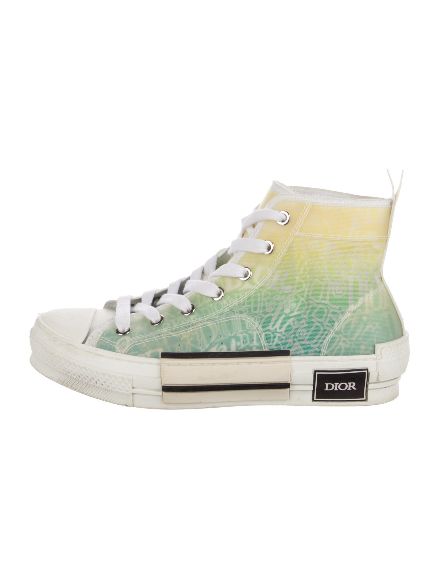 DIOR x Shawn Stussy Rubber Printed Sneakers