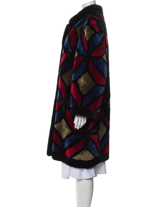 Christian Dior Vintage 1980's Faux Fur Coat