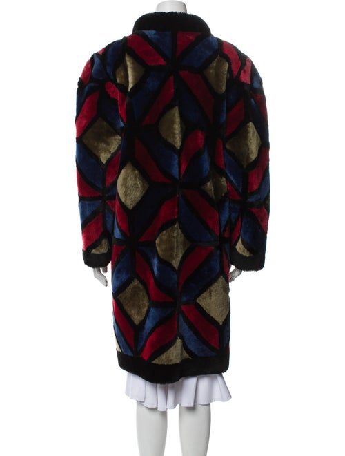 Christian Dior Vintage 1980's Faux Fur Coat