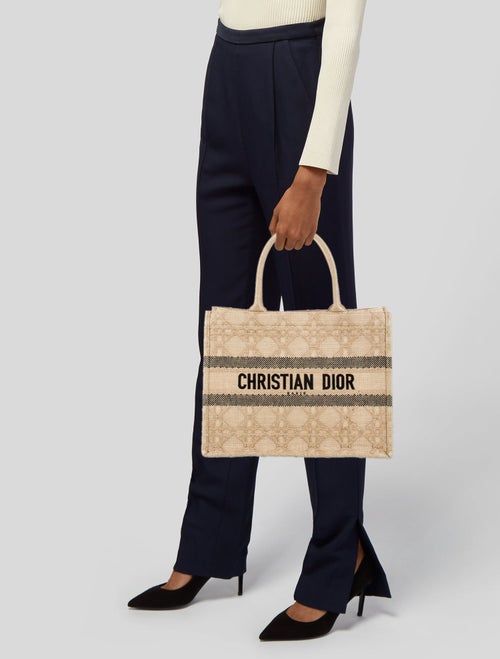 Christian Dior Raffia Book Medium 2022