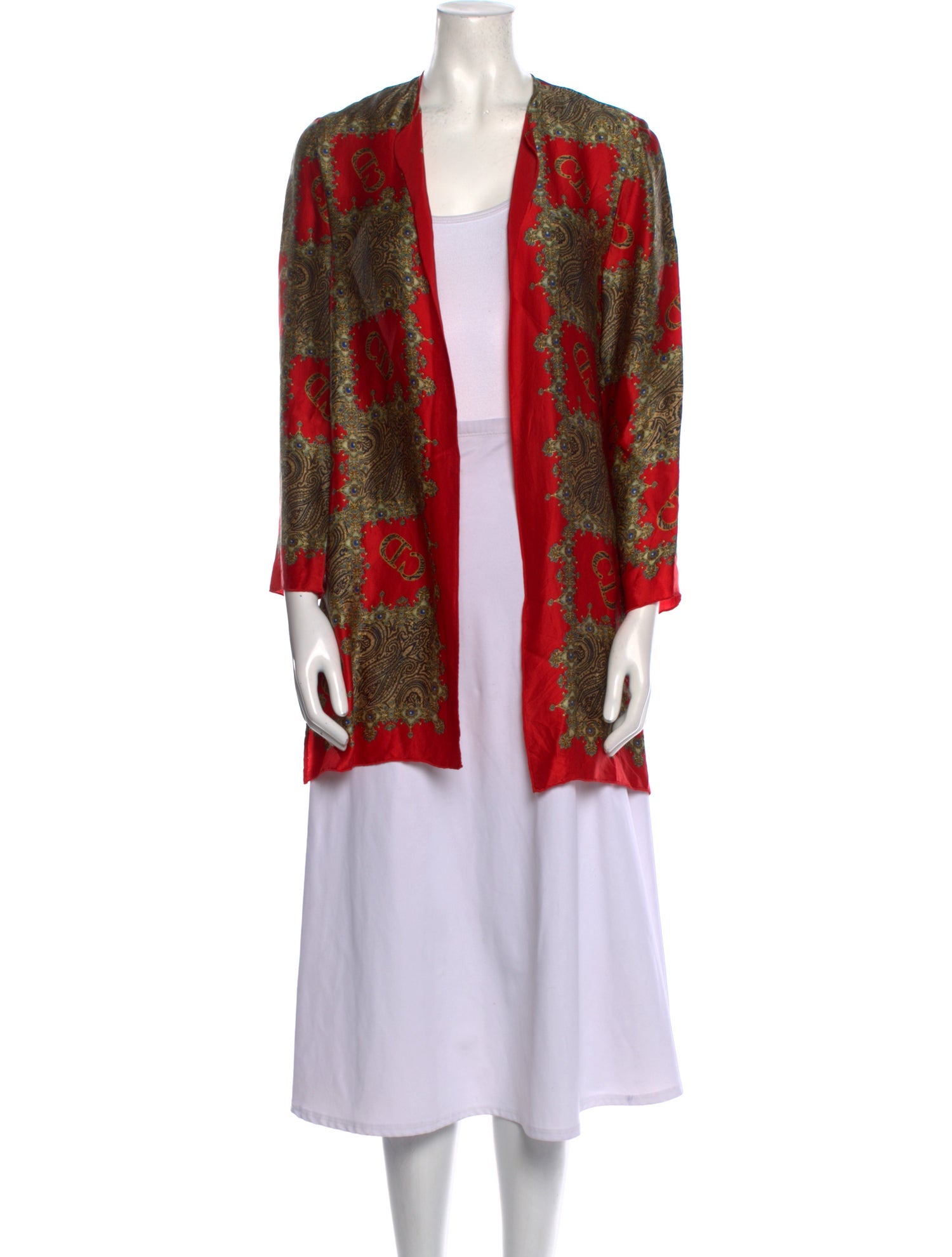 Christian Dior Silk Printed Sweater