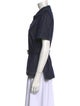 Christian Dior Short Sleeve Button-Up Top
