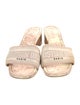 Christian Dior Canvas Printed Slides
