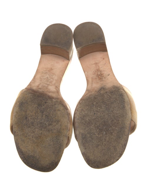 Christian Dior Canvas Printed Slides