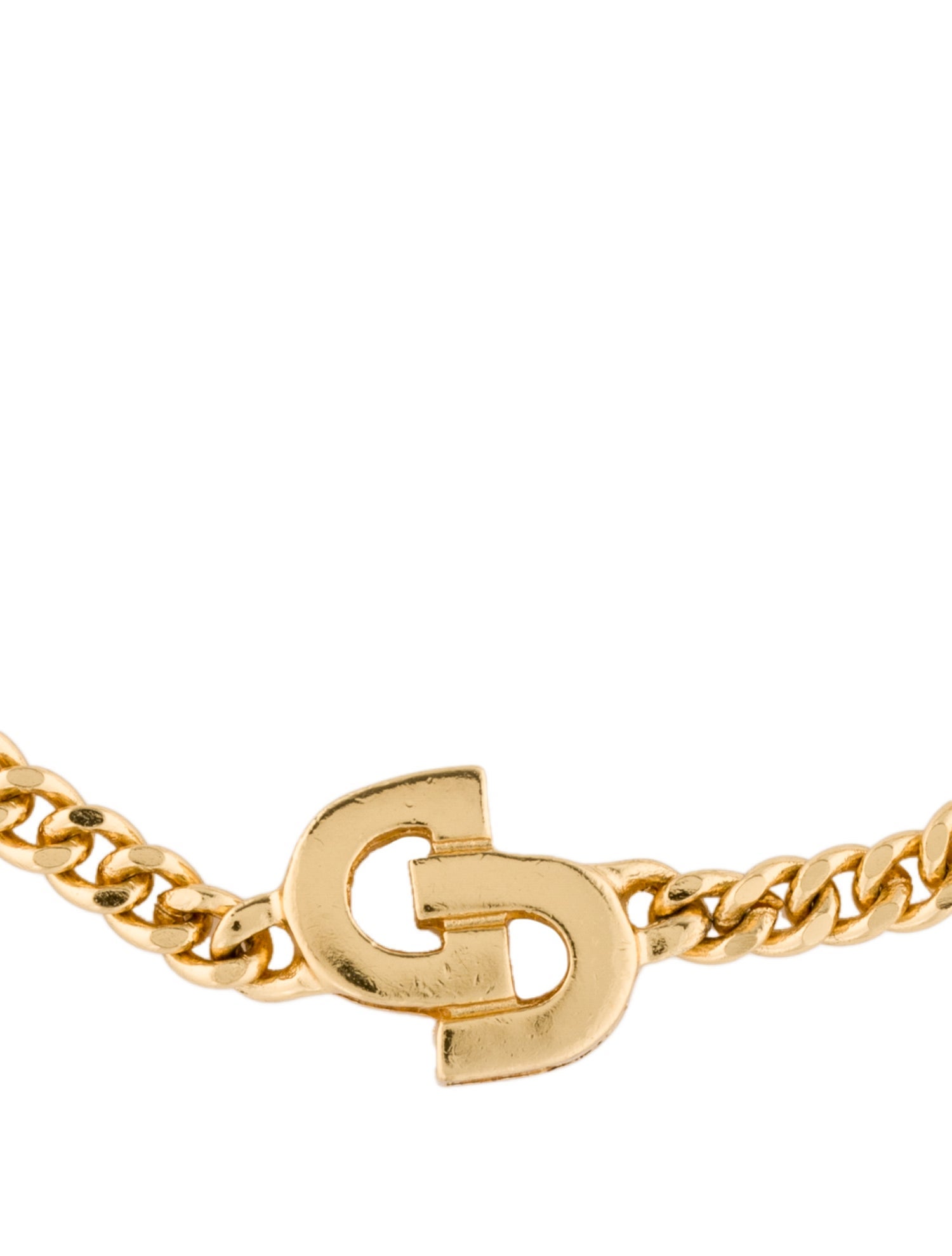 Christian Dior Vintage CD Station Bracelet