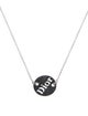 Christian Dior Vintage Cut Out Coin Pendant Necklace