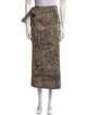 Christian Dior Printed Midi Length Skirt