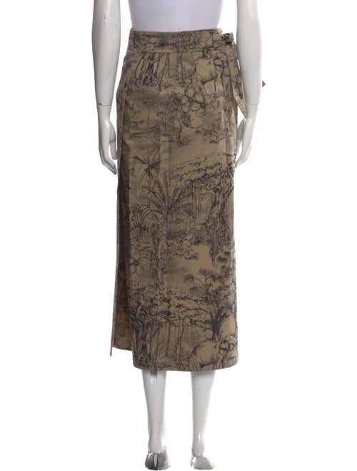 Christian Dior Printed Midi Length Skirt