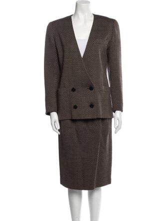 Christian Dior Suit Wool Skirt Suit