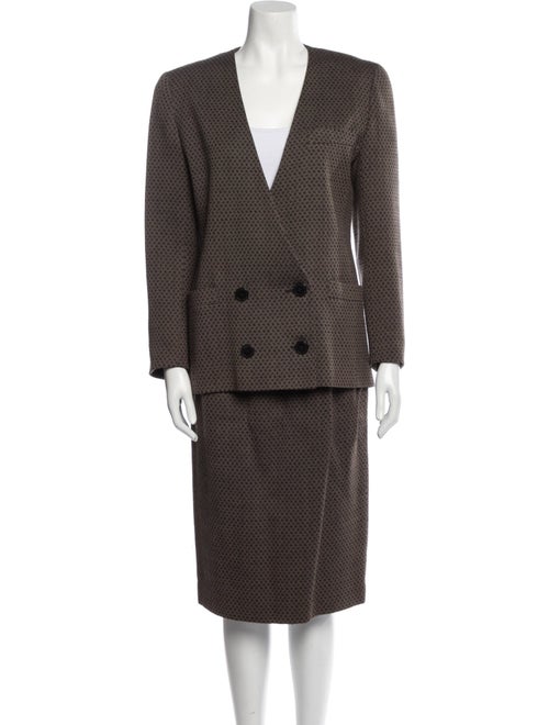 Christian Dior Suit Wool Skirt Suit