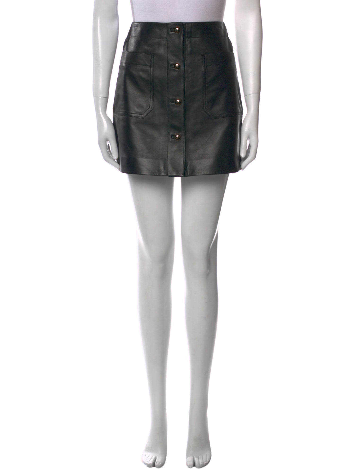 Christian Dior Lamb Leather Mini Skirt