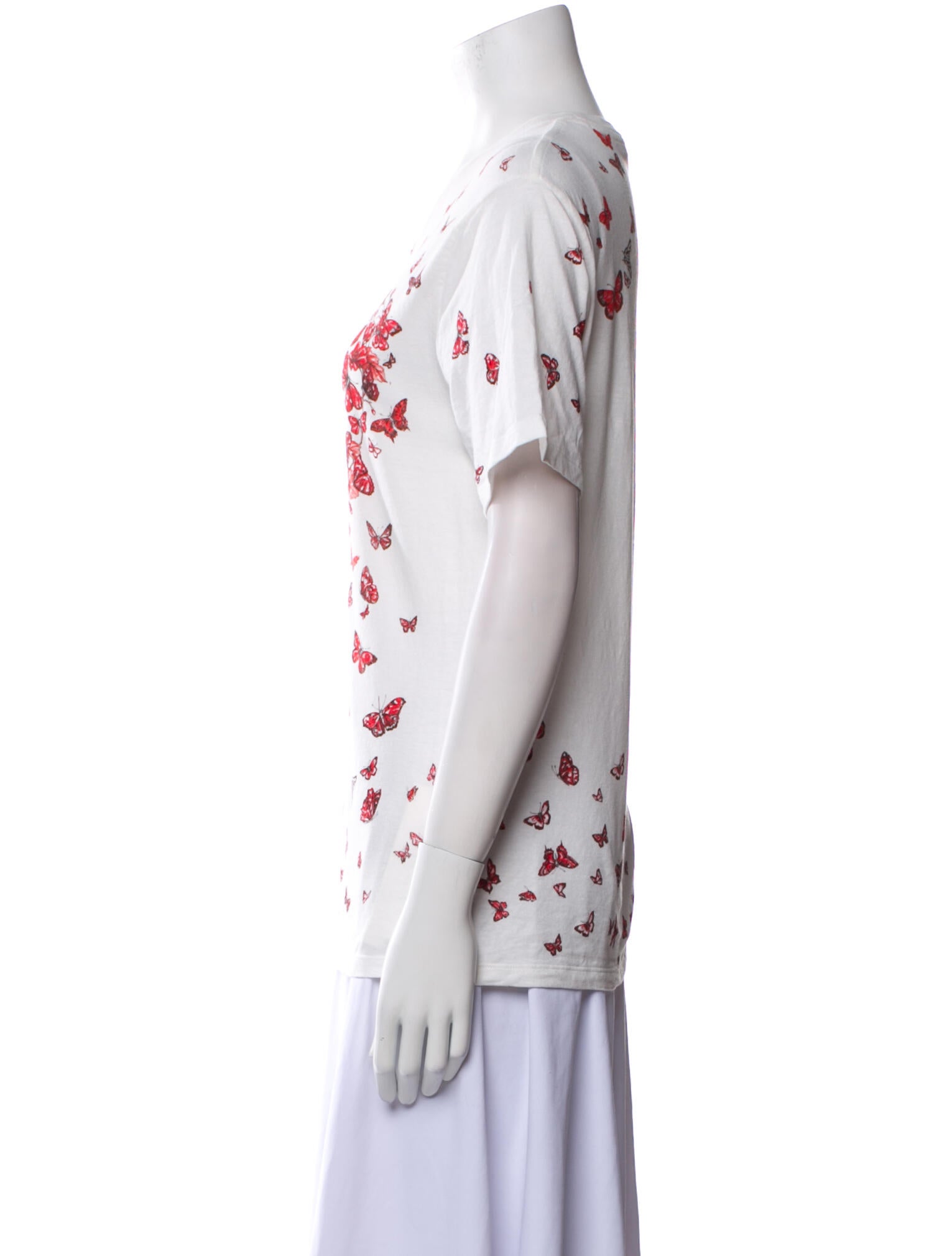 Christian Dior Printed Bateau Neckline T-Shirt