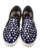 Christian Dior Patent Leather Sequin Embellishments Sneakers