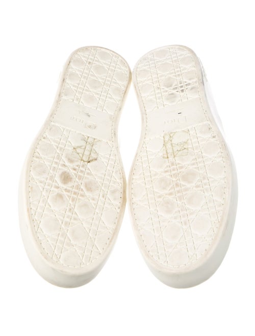 Christian Dior Patent Leather Sequin Embellishments Sneakers