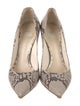 Christian Dior Snakeskin Animal Print Pumps
