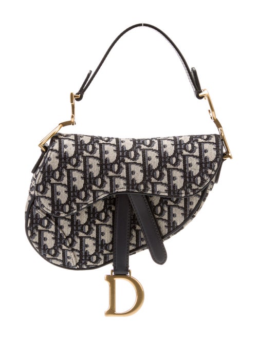 Christian Dior Oblique Jacquard Oblique Saddle Mini