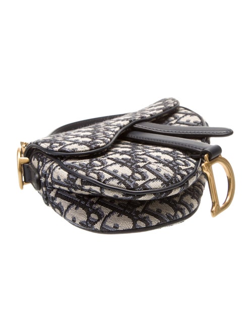 Christian Dior Oblique Jacquard Oblique Saddle Mini