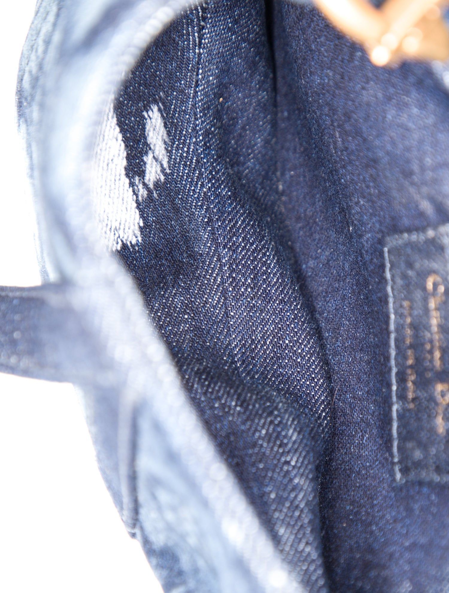 Christian Dior Denim Saddle