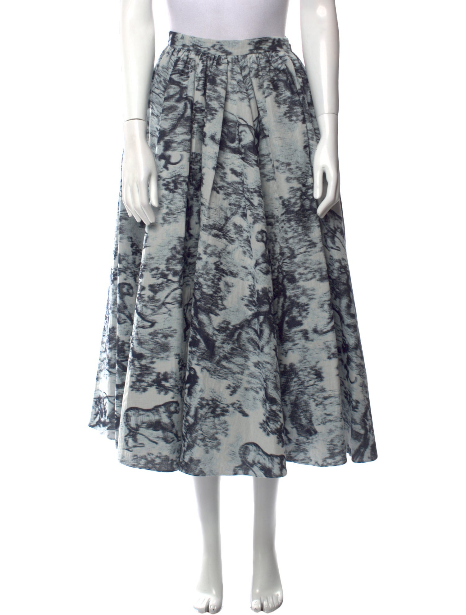 Christian Dior Printed Midi Length Skirt