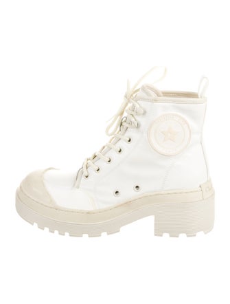 Christian Dior Printed Combat Boots
