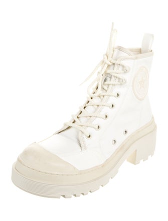 Christian Dior Printed Combat Boots
