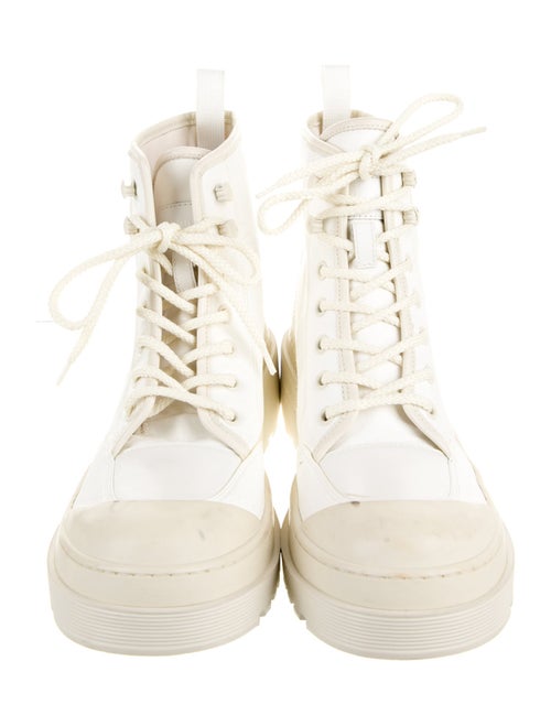 Christian Dior Printed Combat Boots