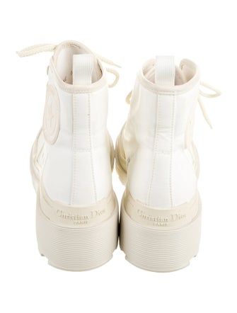 Christian Dior Printed Combat Boots