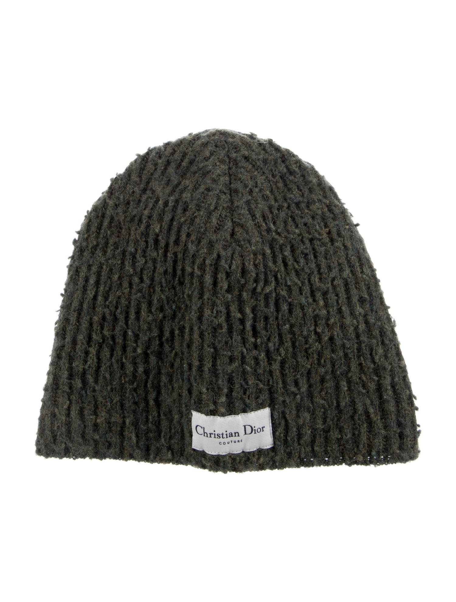 Christian Dior Virgin Wool Knit Beanie