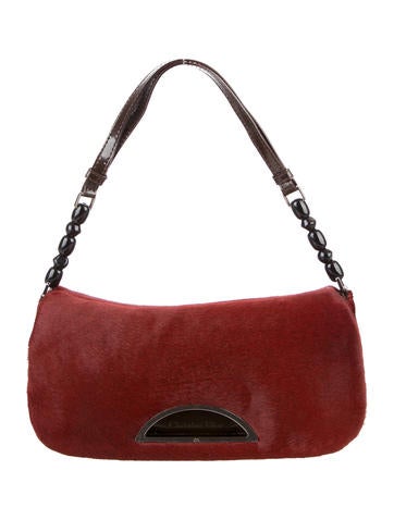 Christian Dior Ponyhair Malice Flap Bag