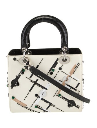 Christian Dior Leather Lady Dior Medium