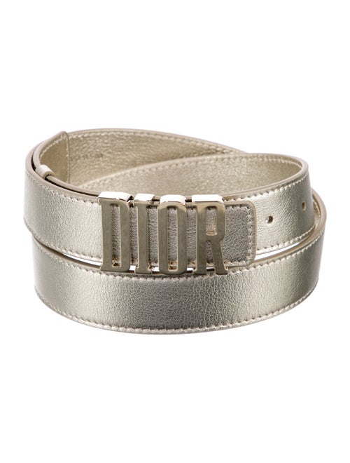 Christian Dior Skinny Leather Belt