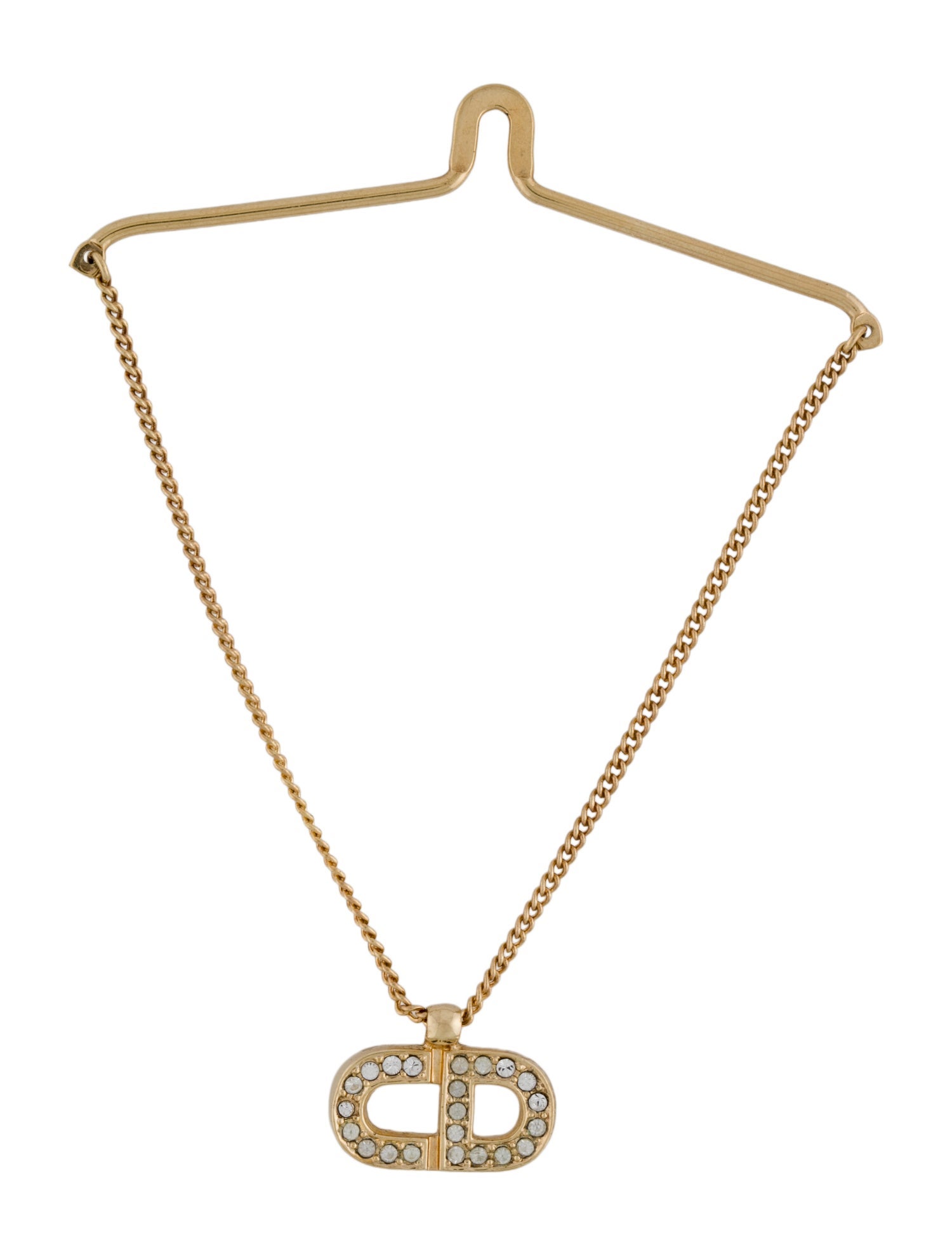 Christian Dior Vintage Crystal Tie Chain