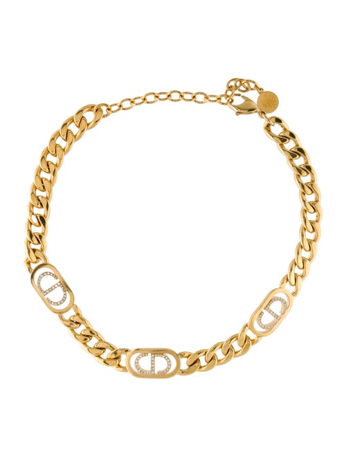 Christian Dior Crystal 30 Montaigne Choker Necklace