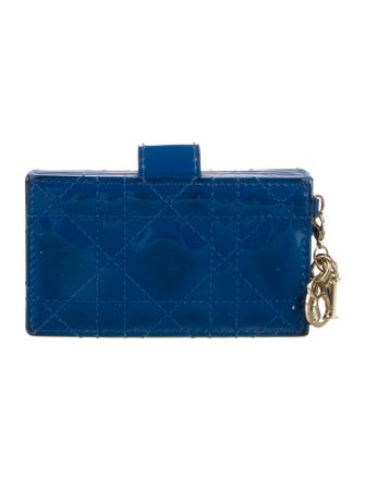 Christian Dior 2018 Lady Dior Gusset Card Holder Wallet