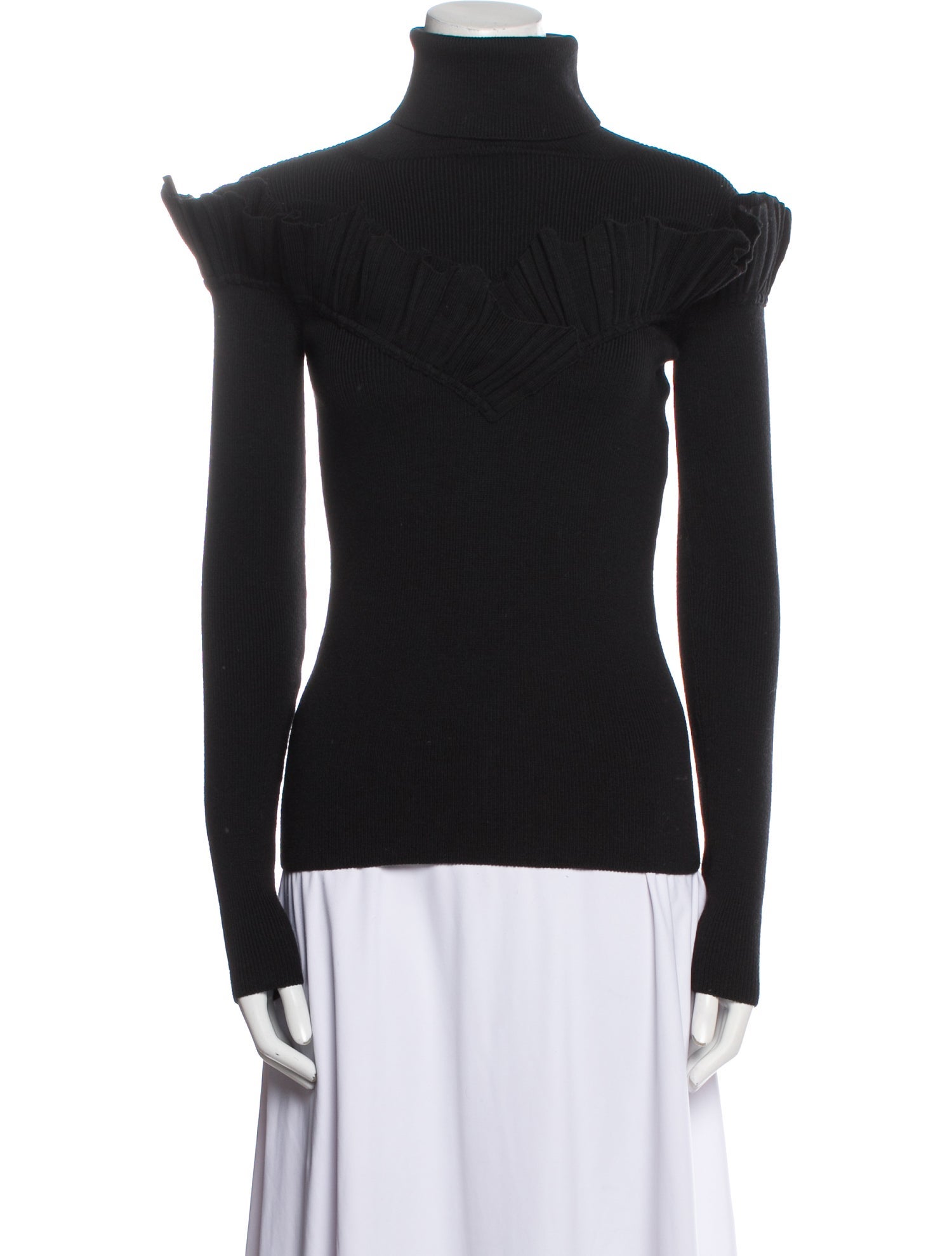 Christian Dior Wool Turtleneck Top