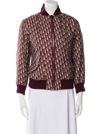 Christian Dior Jersey Printed Bomber Jacket