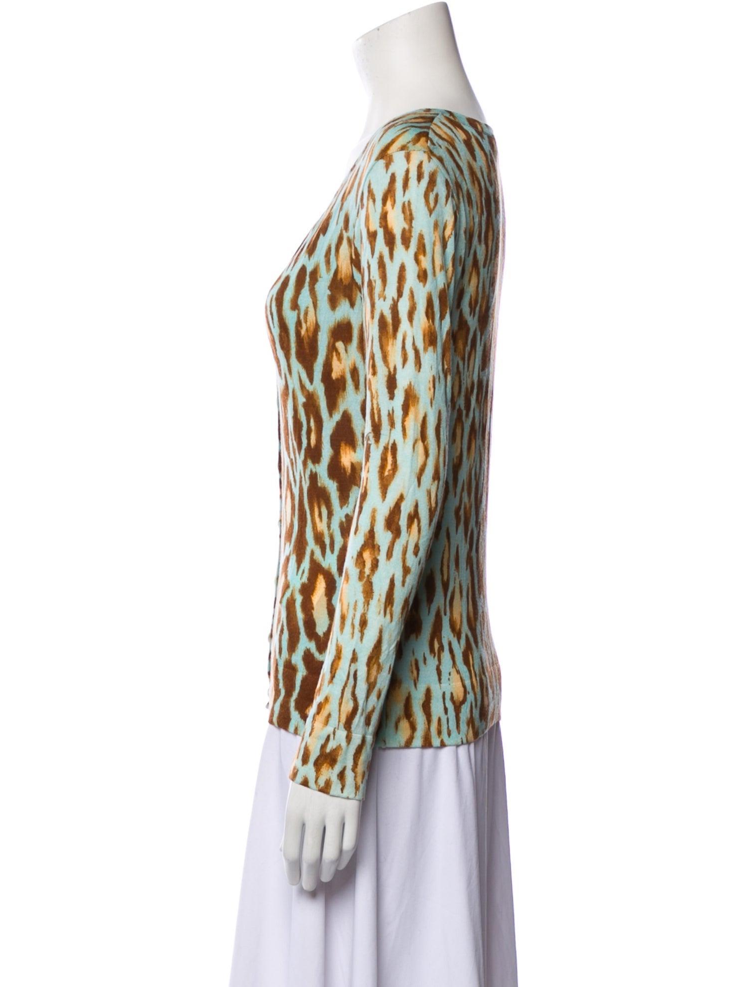 Christian Dior Wool Animal Print Sweater