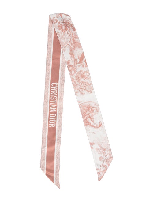 Christian Dior Toile de Jouy Sauvage Mitzah Silk Bandeau