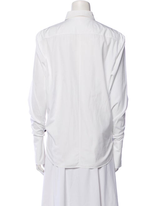 Christian Dior Long Sleeve Button-Up Top