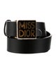Christian Dior Skinny Leather Belt