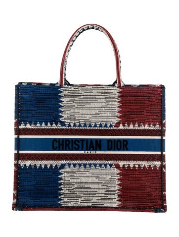 Christian Dior Totes Canvas Book Large