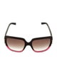 Christian Dior Square Gradient Sunglasses