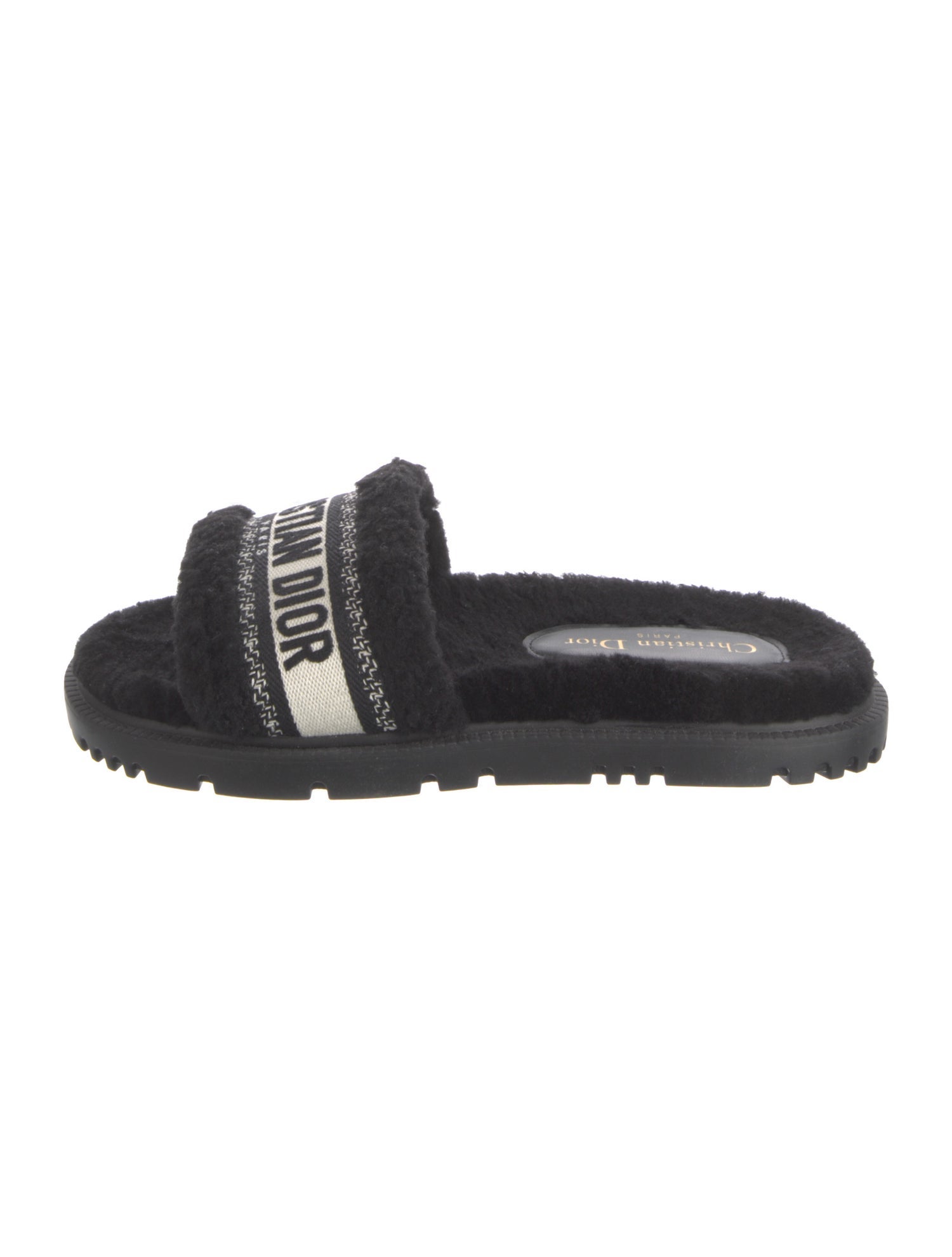 Christian Dior Wool Printed Slides