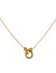 Christian Dior Vintage 18K Diamond Pendant Neckalce